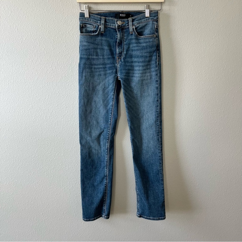 Hudson Jeans size 25 Barbara high rise cropped straight jeans
